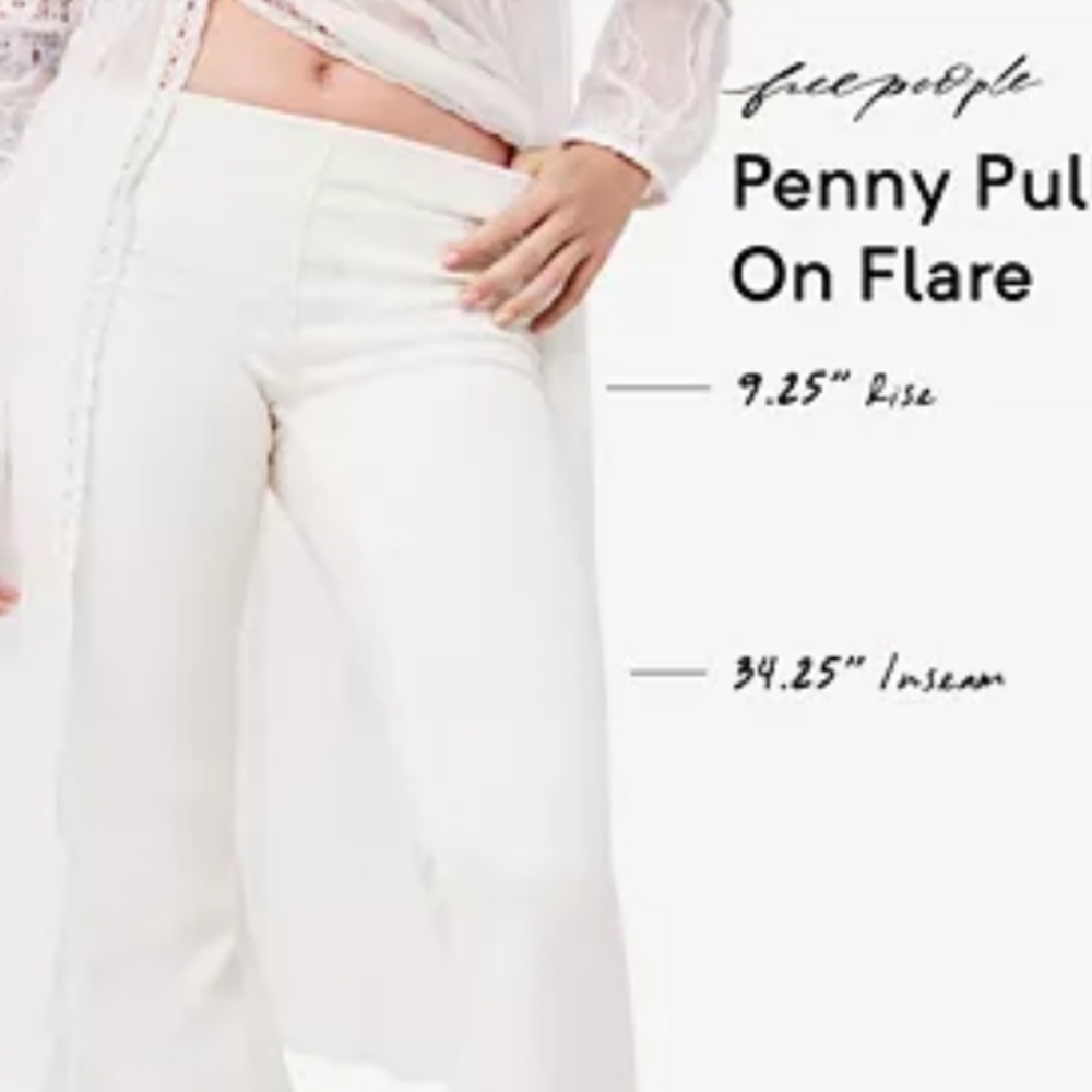 Free People Penny Flared Pull-On Pants - Picture 11 of 11